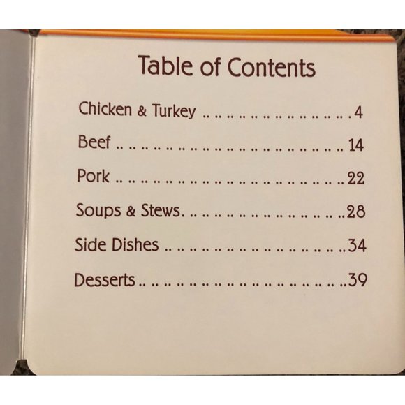 Rival Crock-Pot Slow Cooker Recipes Book 2008 Used Cookbook - Picture 15 of 16